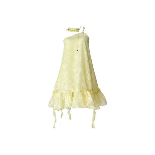 SKYA Желтые Женские Слиплатья