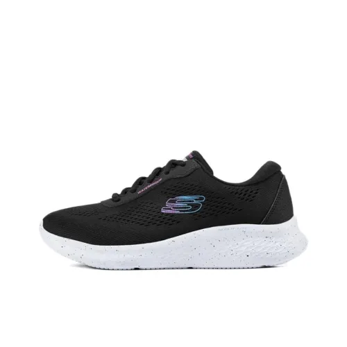 Skechers SPORT Женский Амортизация Износостойкий Низкий Топ Casual Женский Черный