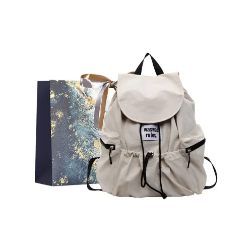 Iman's House Ткань Рюкзак Стандартный Женский Экрю Желтый Хаки Зеленый Розовый