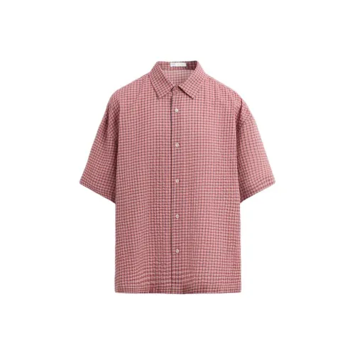 ZARA Розовый Красный Мужские Рубашки