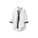 Белая рубашка + галстук