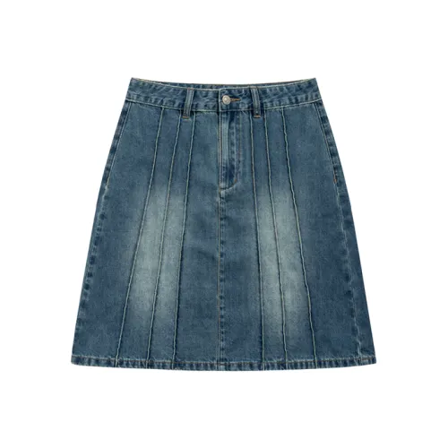 Checkitout Джинсовые короткие юбки Женские