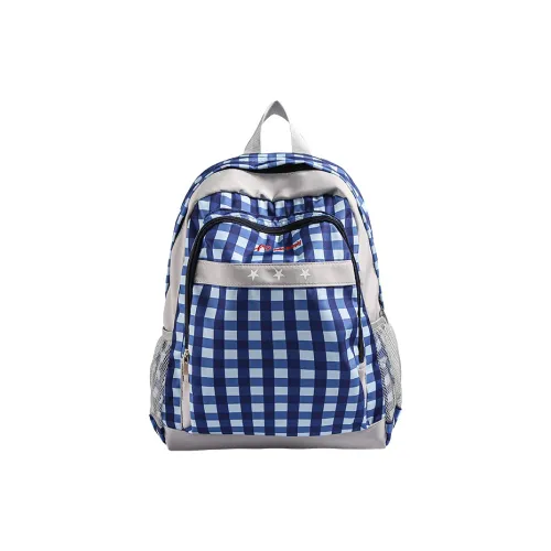 WXRX Нейлон Рюкзак Женские Синий Розовый