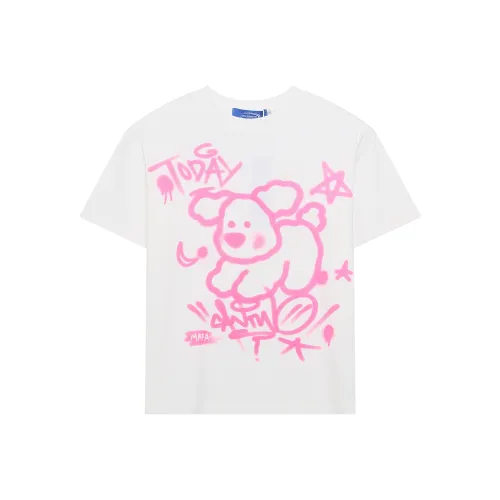 WAYHWEI Белая унисекс футболка