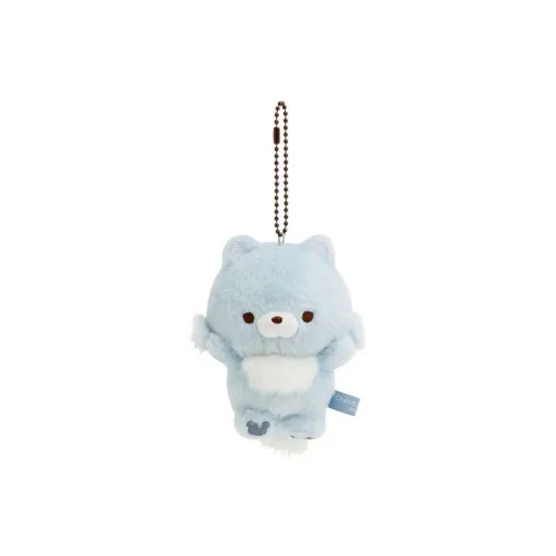 SAN X Синий Волк Кукла Плюшевая Подвеска 11 см Рекомендуемая Высота