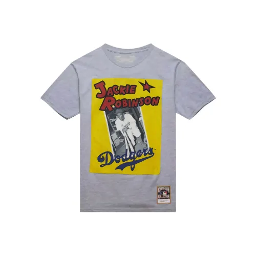 MITCHELL NESS Jackie Robinson T-Shirt Мужская Серого цвета