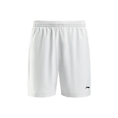 LINING Badminton Series Повседневные шорты Унисекс Белый