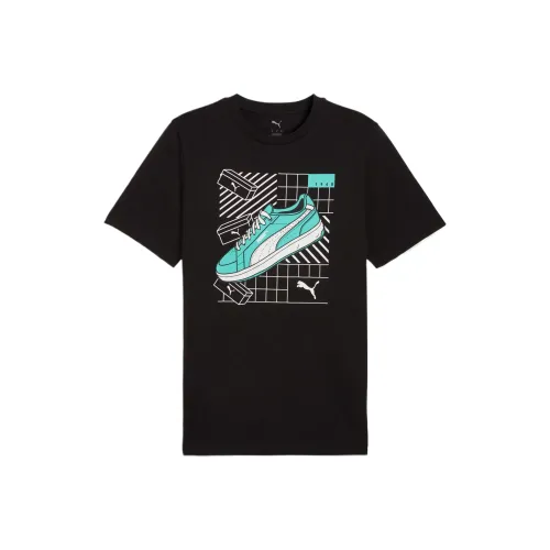 PUMA GRAPHICS T-Shirt Мужской Черный