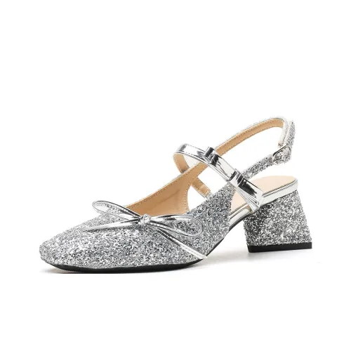 YAFEI XUANYU Грубый каблук Туфли Мэри Джейн Женские