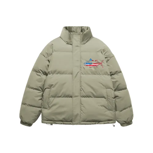 FEIERDAOSHANGDEMAO Хлопковый пуховик Унисекс