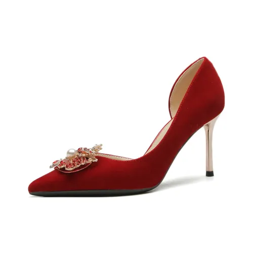 GOSO Узкий каблук Высокие каблуки Женские Красный