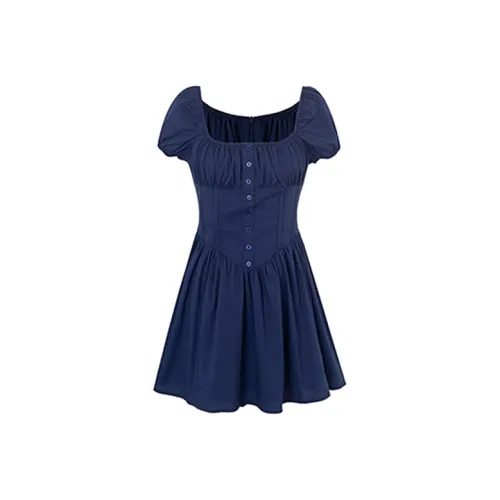 MO VOICE Короткий рукав Платье Женское