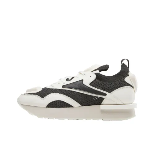 HYMNE x Reebok совместные низкие беговые кроссовки унисекс белые черные