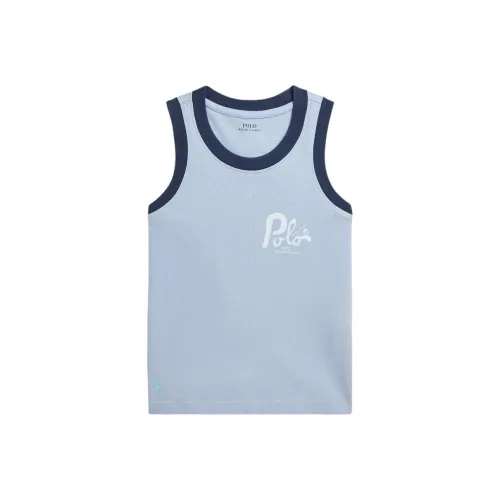 Майка Polo Ralph Lauren SS24 Гиацинтово-синий Детская