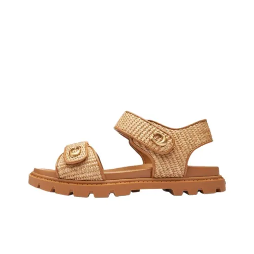 COACH Brynn One Ремешок Сандалии Женские Коричневый