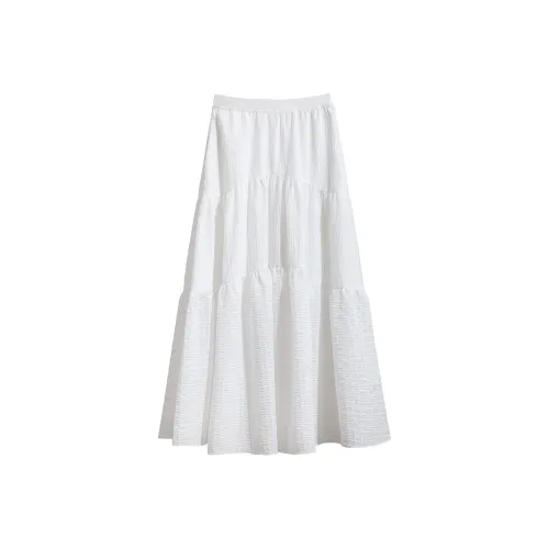 AMII Женские Повседневные Длинные Юбки
