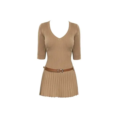 NEMOWU Короткое платье с короткими рукавами женское