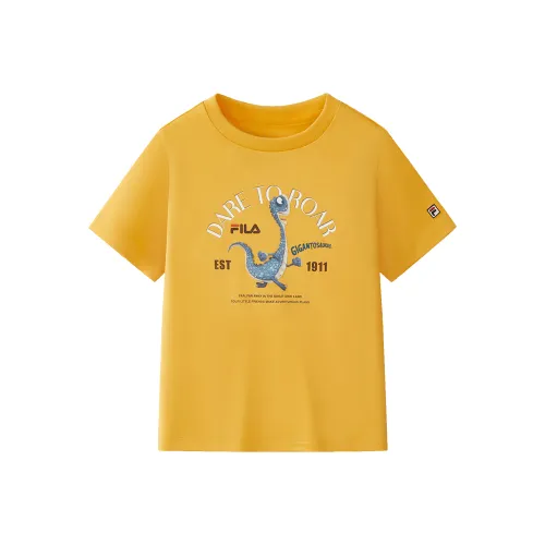 FILA KIDS T-рубашка Манго Желтый для детей 3-7 лет