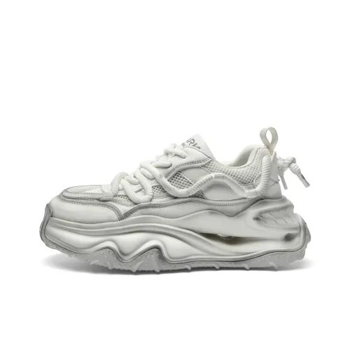 FAIRWHALE Противоскользящие устойчивые к истиранию низкий топ кроссовки с толстой подошвой мужские