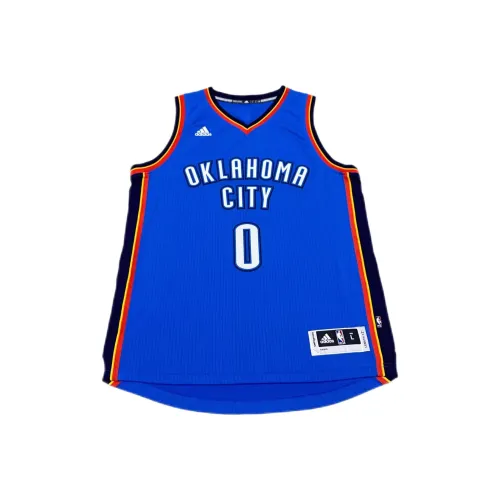 Adidas Баскетбольная Джерси Унисекс Синяя