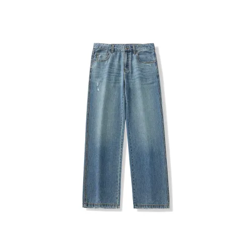 JIELNSELN NB005B L Синий Унисекс Джинсы