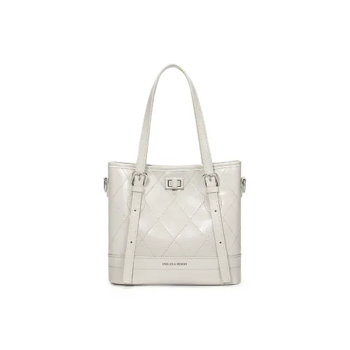 CNOLES Коровья кожа Сумка Стандартная Женская Экрю Черный