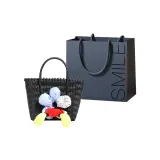 Синяя клетка + Сумка для покупок