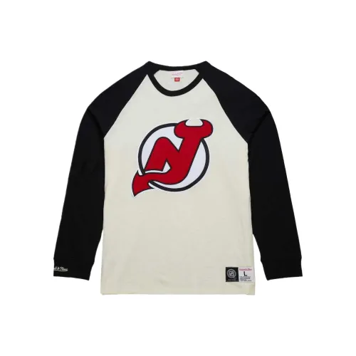 MITCHELL NESS NHL Legendary Slub T Рубашка Мужская Кремовая