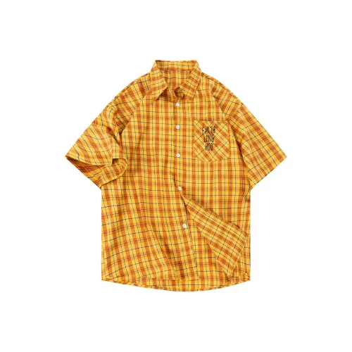 JIARONG Апельсин Унисекс Рубашки