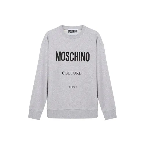 MOSCHINO Серый Мужской Свитшот