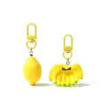 2 пачки (Маленький брелок в форме лимона + Маленький брелок в форме банана)