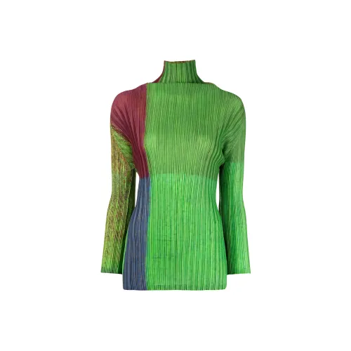 PLEATS PLEASE ISSEY MIYAKE Многоцветный Женский Трикотаж