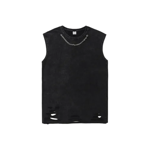 FUNST Выстиранный Черный Мужские Майки