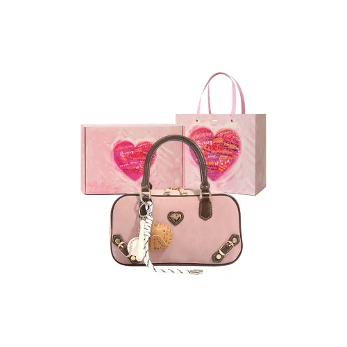 MINLUBAOLUO Сумка из синтетической кожи женская розовая