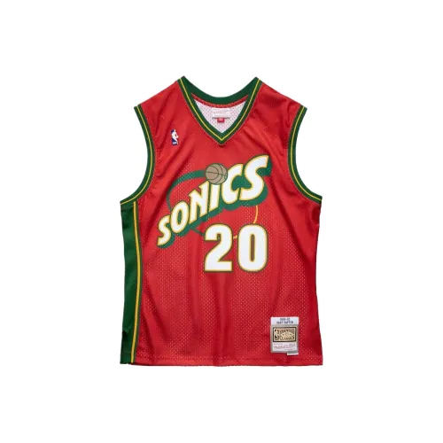 MITCHELL NESS Баскетбольная Джерси Мужская Красная