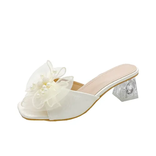 Wuji Резиновая подошва устойчивая к истиранию слип-он женский цвет экрю