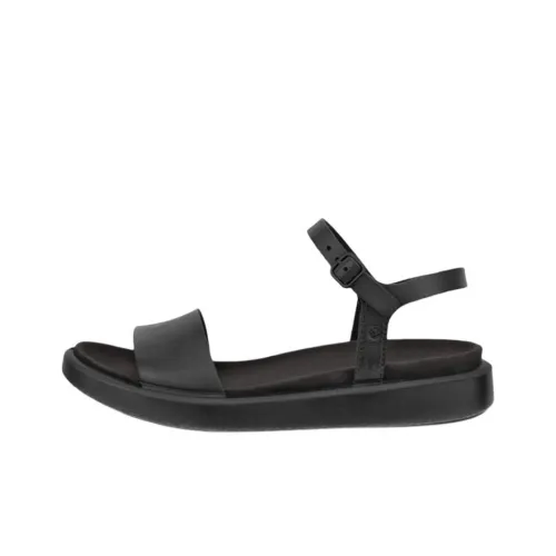 Ecco Flowt One Ремень Сандалии Женские Черный