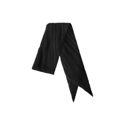 PLEATS PLEASE ISSEY MIYAKE Вязаные шарфы Унисекс Черный
