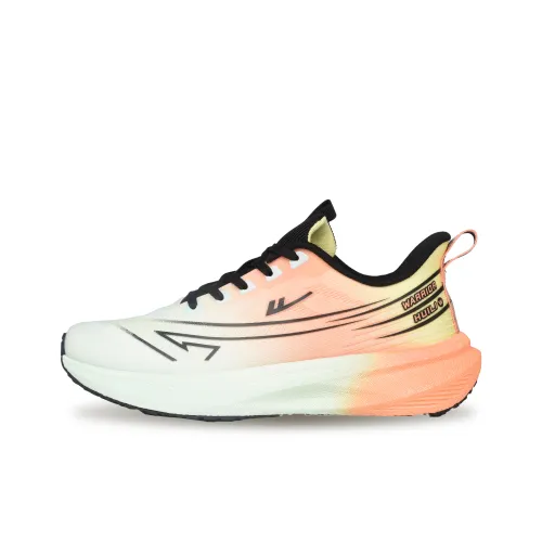 Warrior Амортизация Дышащий Легкий Низкий Топ Повседневные Беговые кроссовки Мужские Зеленый Оранжевый Желтый