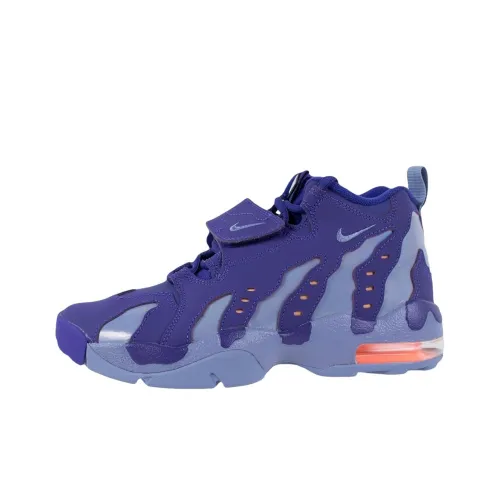 Nike Air DT Max 96 Противоскользящий Устойчивый к истиранию MID Топ Детские Баскетбольные кроссовки Фиолетовые Подростковые