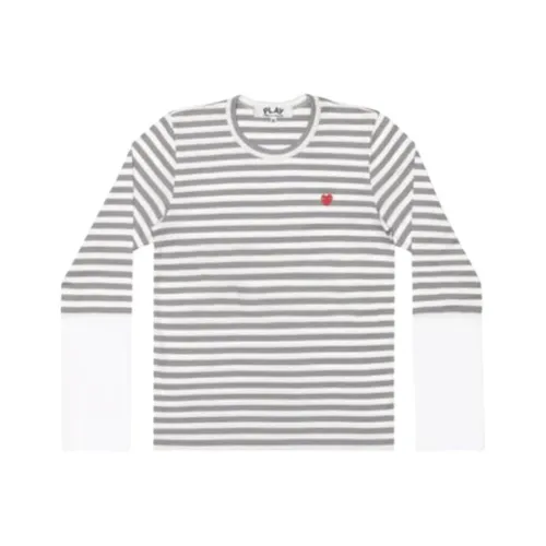 CDG Play Серый Мужской T-Рубашки