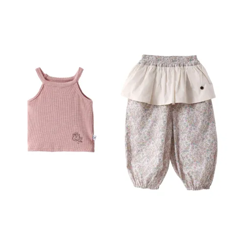 SNOOPY Повседневная спортивная одежда 2 предмета комплект розовый для детей 3-7 лет