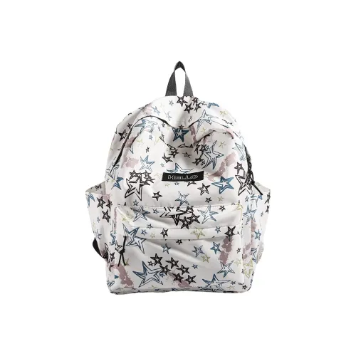 G.DUCKKIDS Nylon Backpack Standard Teenagers White G.DUCKKIDS Нейлоновый рюкзак стандартный для подростков белый
