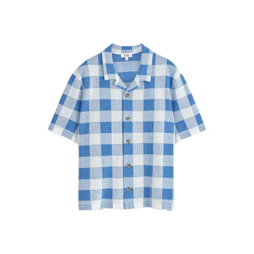 COS Мужские Синие Рубашки