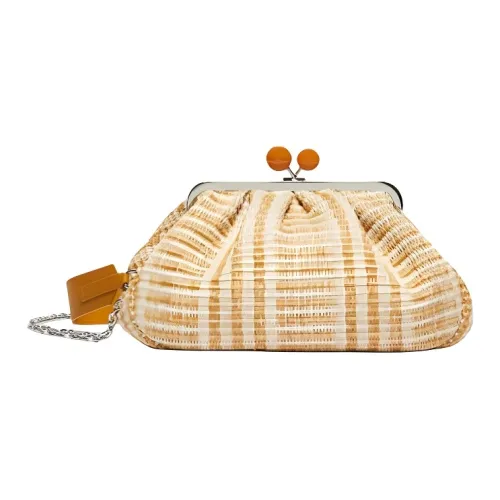 WEEKEND MaxMara Нейлон Одно Плечо Клатч Средний Женский Желтый