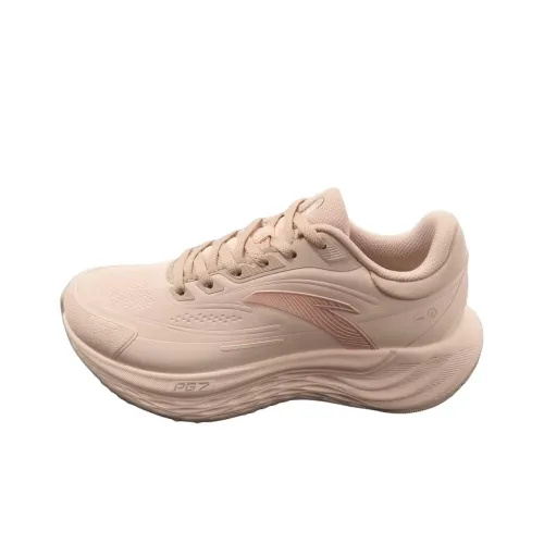 ANTA Travel Step PG7 Амортизация и Дышащий Низкий Топ Повседневные Беговые Кроссовки Женские Розовые