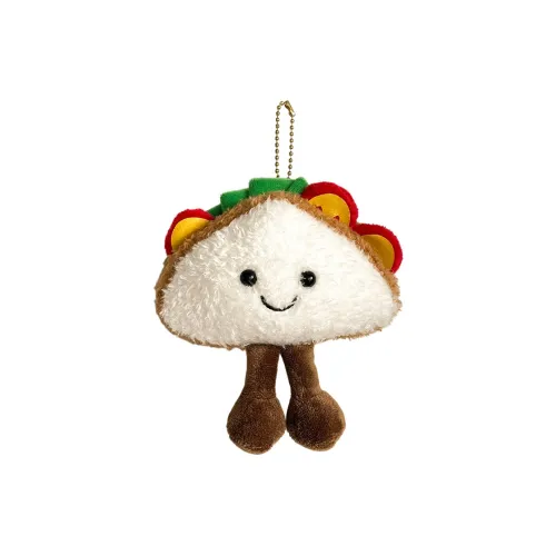 ZHICHUANGJIA Веселье Мультяшные Тacos Французские Сэндвичи Куклы Плюшевый Брелок 12,5 см Рекомендуемая Высота