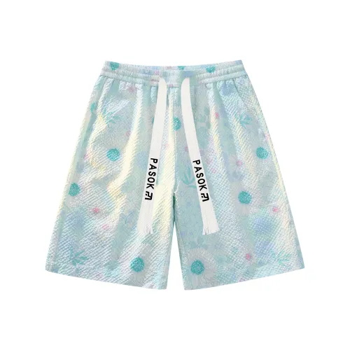 PASOK PA013 Маргаритка Синий Унисекс Повседневные шорты