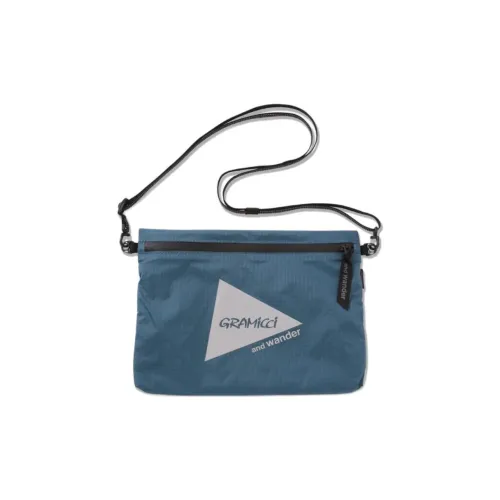 GRAMICCI And wander Collaboration Нейлоновая Сумка через плечо Женская Синяя Зеленая