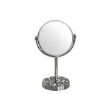 Водная волна Серебряный [Двусторонний портативный зеркальце]